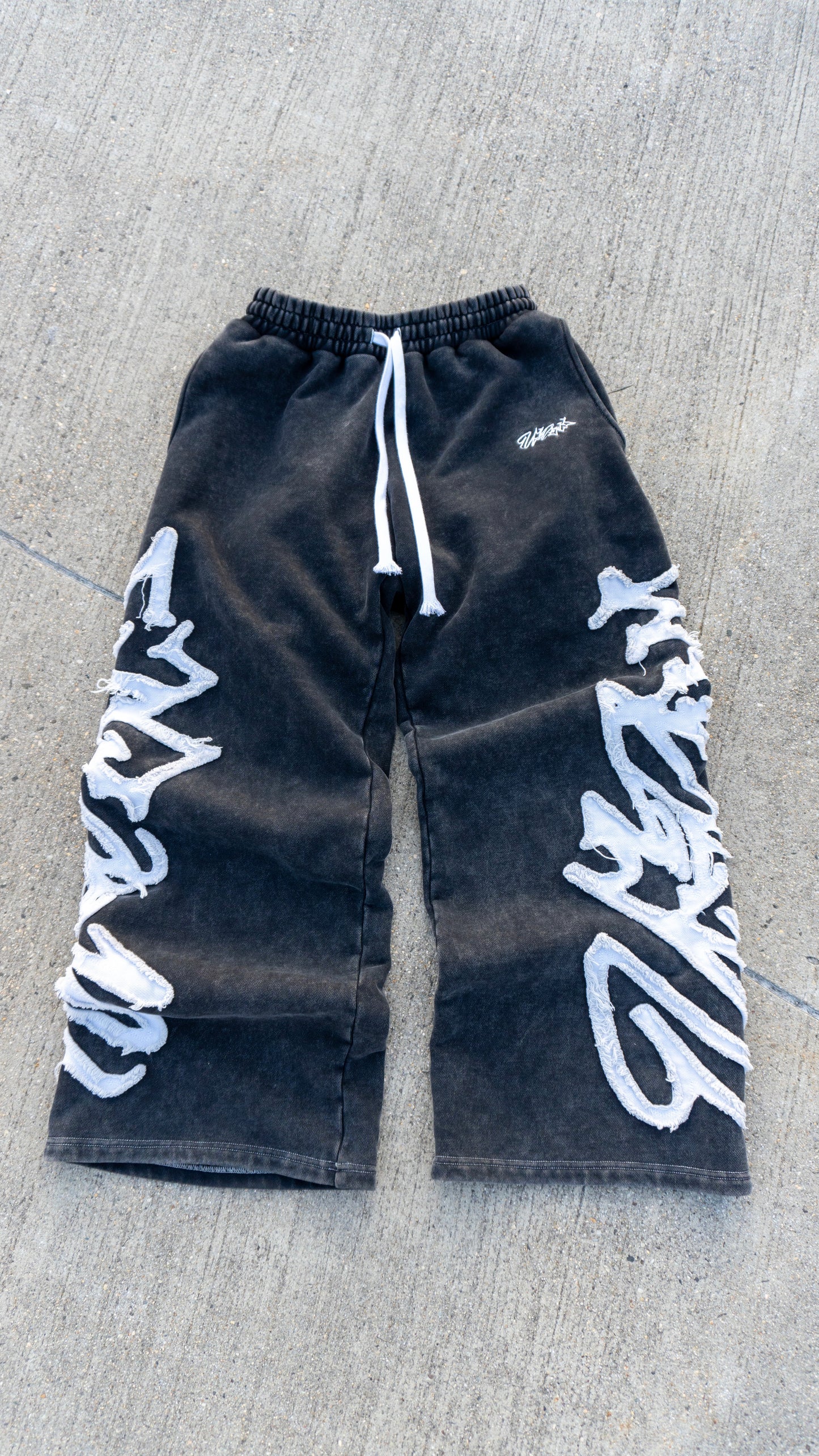 Acid Washed Graffiti Sweatpants