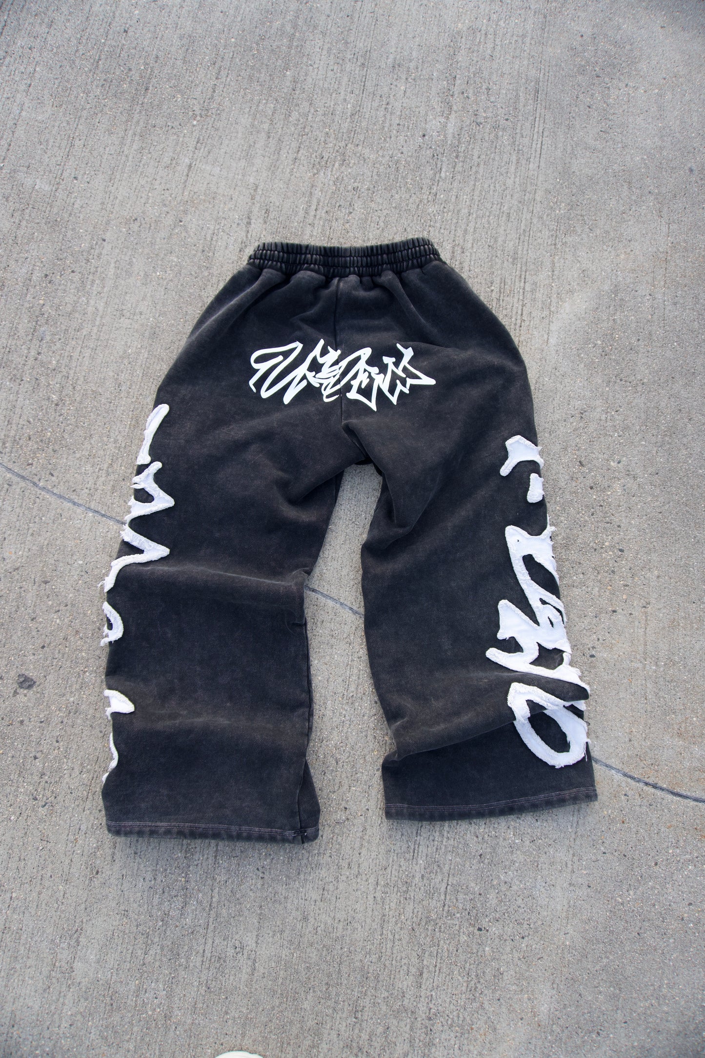 Acid Washed Graffiti Sweatpants