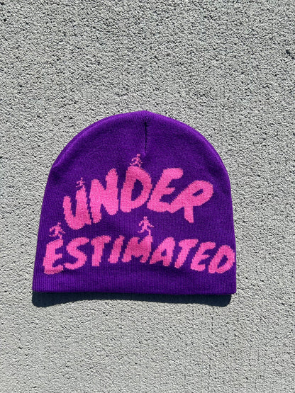 Retro Purple Underestimated Beanie