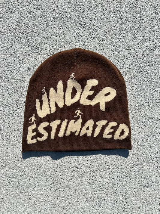 Forest Brown Underestimated Beanie