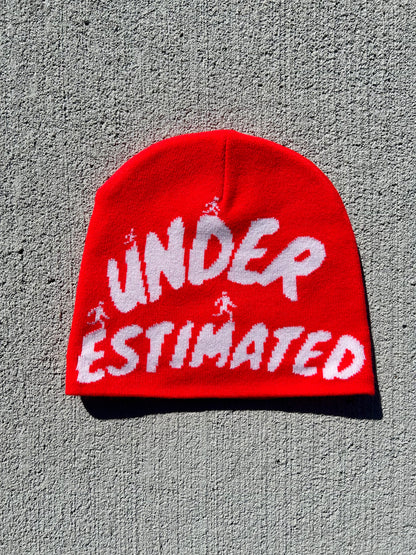 Candy Apple Red Underestimated Beanie